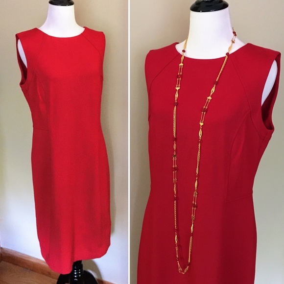 Talbots Dresses & Skirts - NWT Talbots Petites power red sheath dress 10P